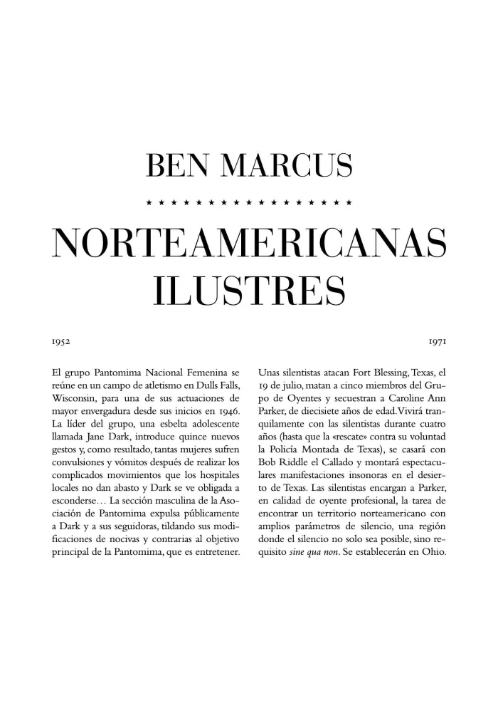Norteamericanas Ilustres