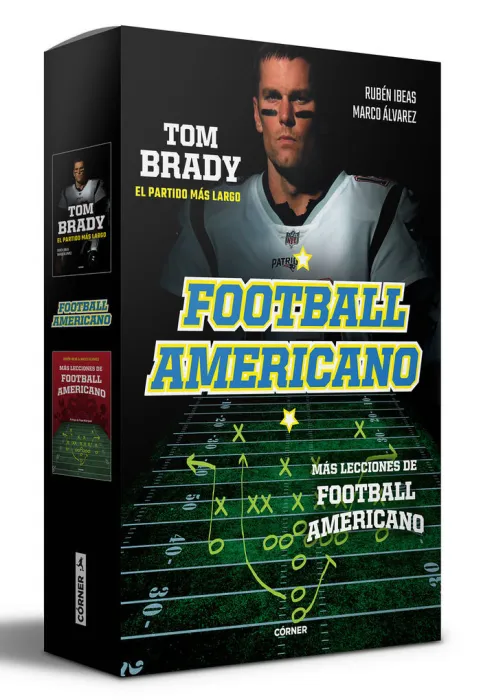 Estuche Foot Ball Americano (Más Lecciones / Tom Brady)