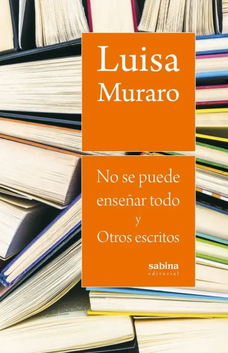 No se Puede Enseñar Todo y Otros Escritos