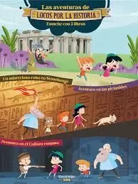 Las Aventuras de Locos por la Historia. Pack de 3 Libros para Niños de 5 a 9 Año