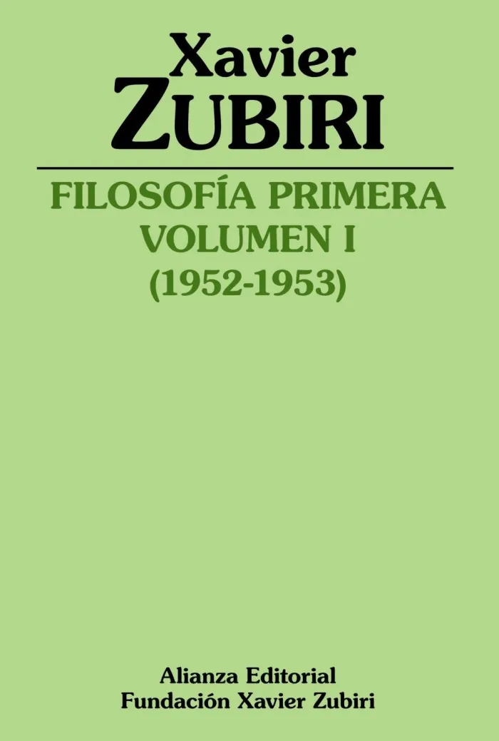Filosofía Primera T. 1 (1952-1953)