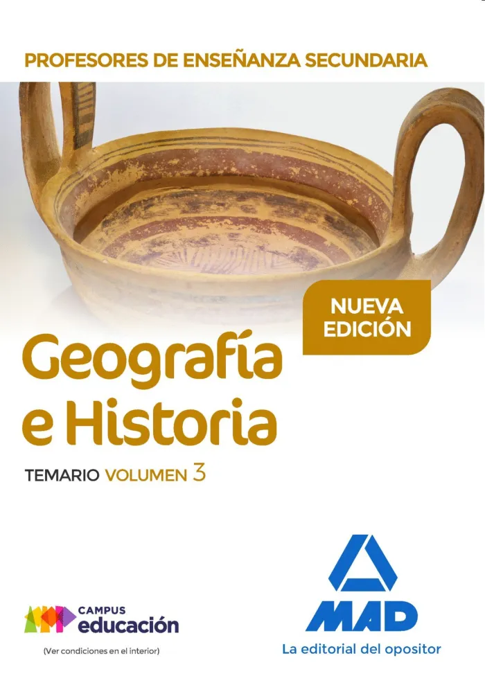 Profesores de Enseñanza Secundaria Geografía e Historia Temario Volumen 3