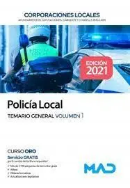 Policia Local Temario General Volumen 1 Corporaciones Locales 2021