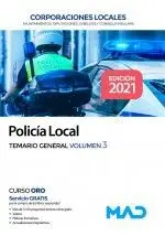 Policia Local Temario General Volumen 3 Corporaciones Locales 2021