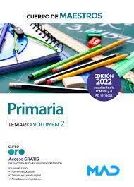 Cuerpo de Maestros Primaria. Temario Volumen 2
