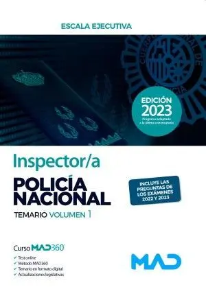 Inspector/A Policía Nacional. Temario Vol. 1