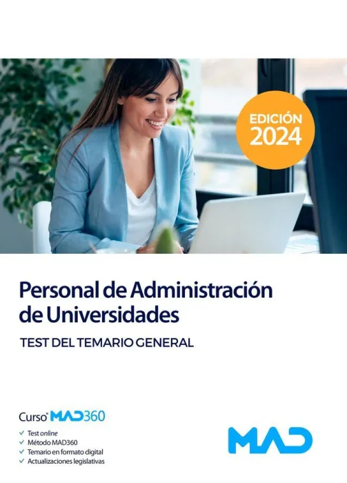 Personal de Administración de Universidades. Test del Temario General