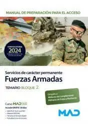 Fuerzas Armadas Temario Bloque 2 Servicios de Carácter Permanente