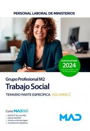 Trabajo Social (Grupo Profesional M2) Temario Parte Específica Vol. 1