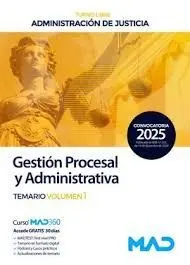 Gestión Procesal y Administrativa. Temario T. 1 Turno Libre