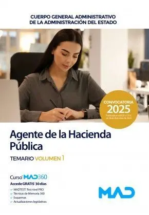Agente de la Hacienda Publica. Temario Vol. 1