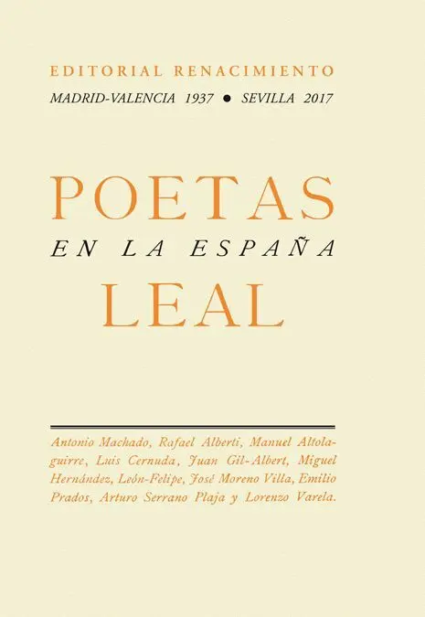 Poetas en la España Leal