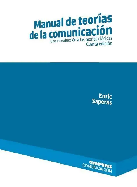 Manual de Teorías de la Comunicación