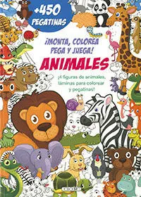 Animales. Monta, Colorea, Pega y Juega