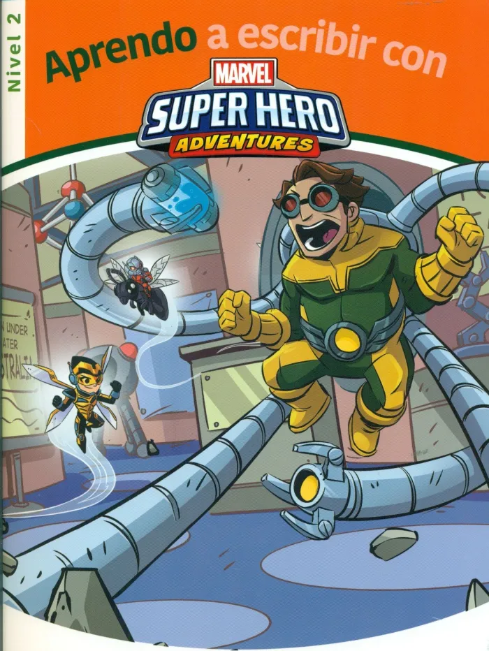 Aprendo a Escribir con Marvel. Super Hero. Adventures. Nivel 2