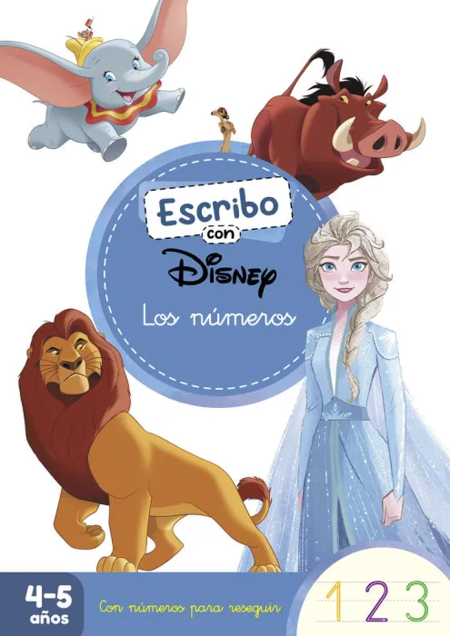 Escribo con Disney. Los Números. 4-5 Años