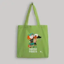 Bolsa de Tela Chicas Pirata - Verde