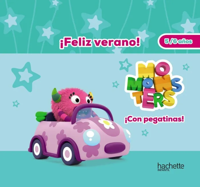 Feliz Verano. Momonsters 5-6 Años con Pegatinas
