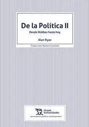 De la Politica Ii Desde Hobbes Hasta Hoy