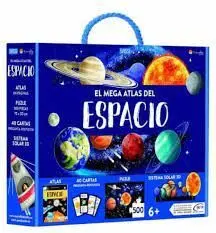 El Mega Atlas del Espacio (Atlas , 40 Cartas ,Puzle , Sistema Solar 3D)