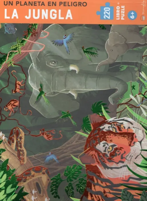 La Jungla. Un Planeta en Peligro. Libro + Puzle 220 Piezas