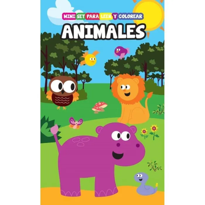 Animales. Mini Set para Leer y Colorear