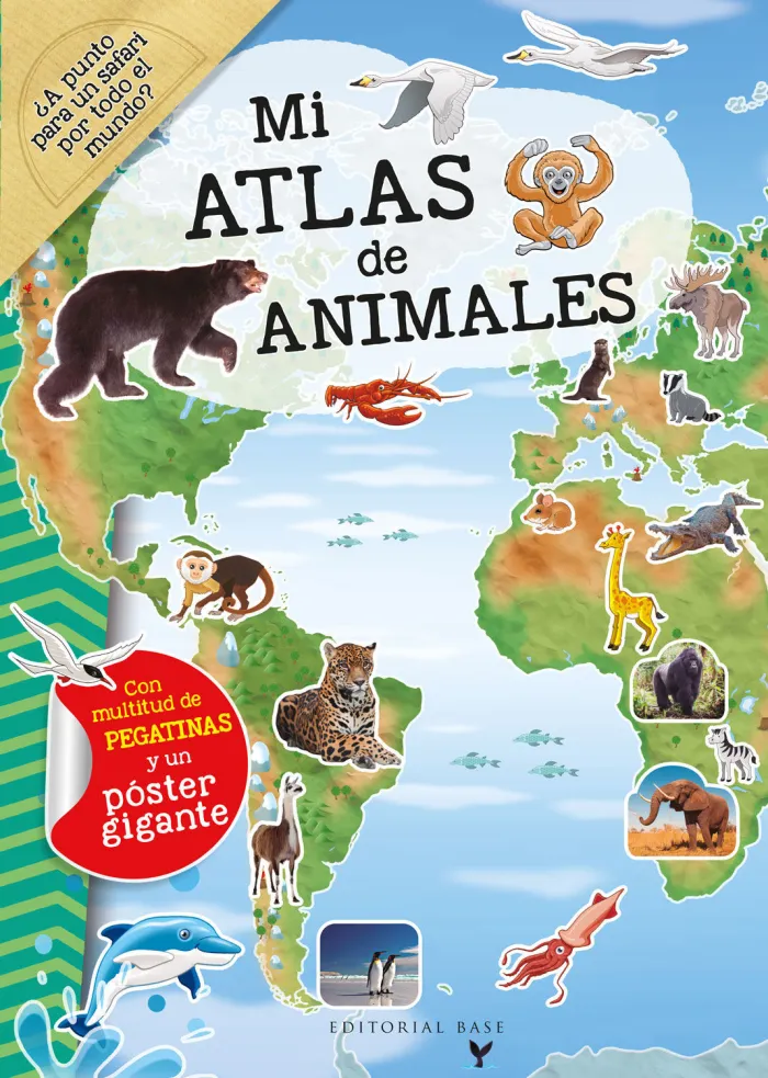 Mi Atlas de Animales (Pegatinas)