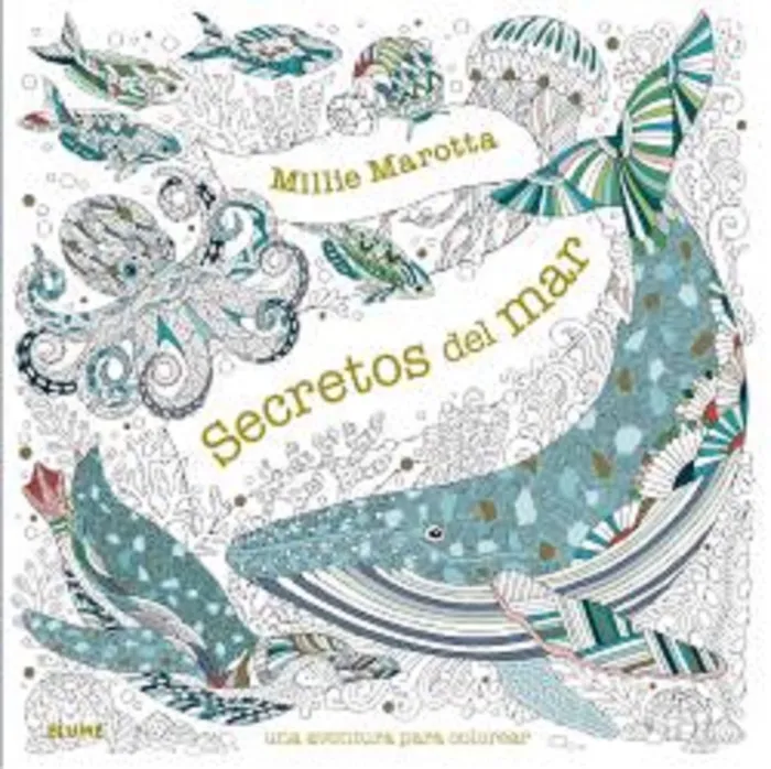 Secretos del Mar. Una Aventura para Colorear