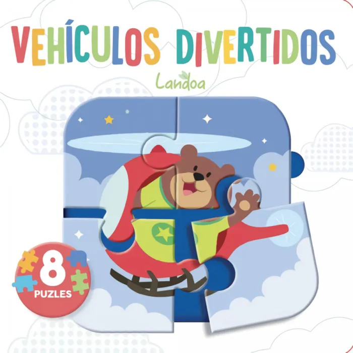 Vehiculos Divertidos. 8 Puzles