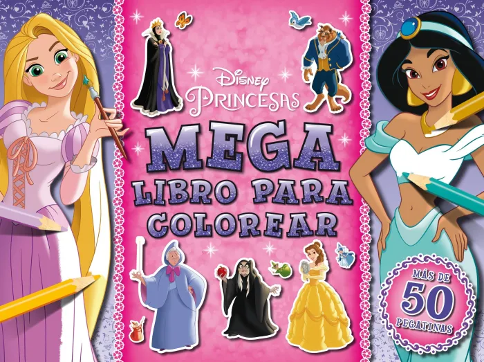 Princesas. Megalibro para Colorear 3