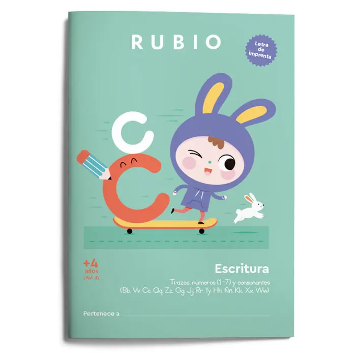 Escritura Letra de Imprenta +4 Años V2