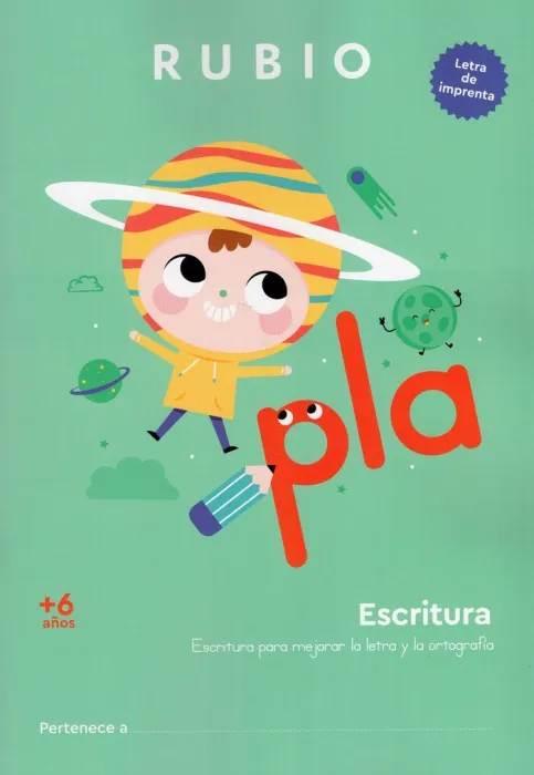 Escritura + 6 Años Escritura para Mejorar la Letra y la Ortografía