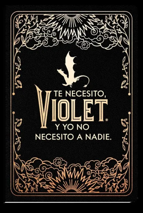 Cuaderno de Alas de Sangre. Te Necesito, Violet y yo no Necesito a Nadie