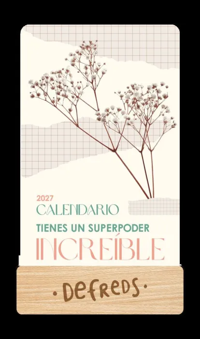 Calendario Mesa de Tarjetas 2027 - Defreds