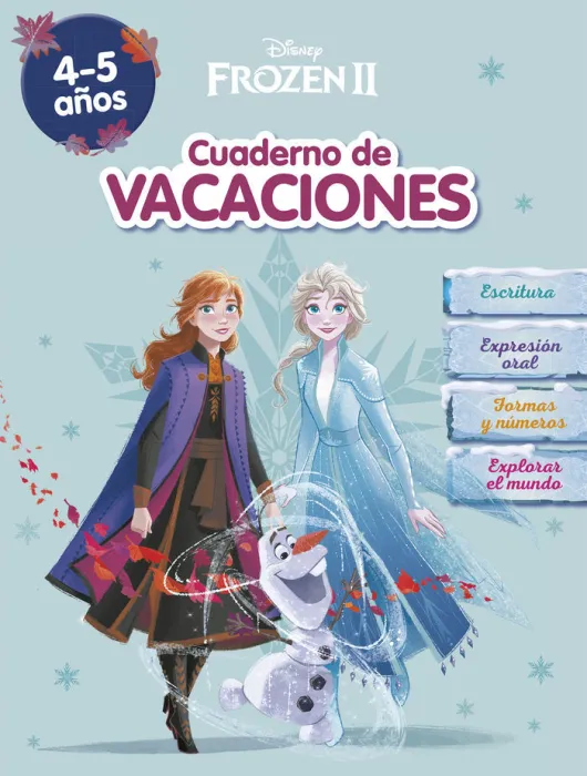 Cuaderno de Vacaciones. Frozen Ii (4-5 Años)