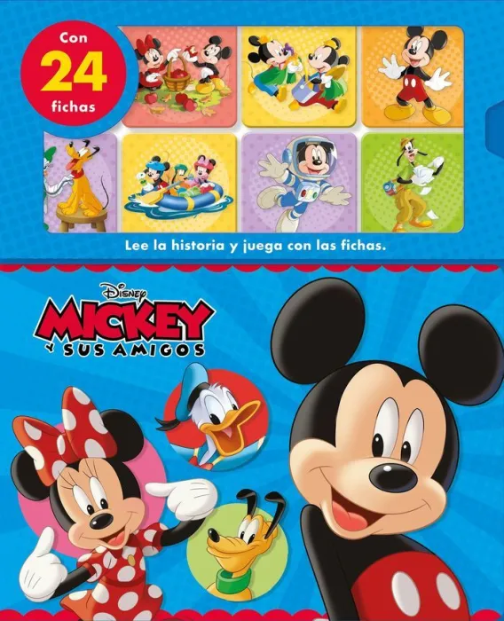 Mickey. Lee la Historia y Juega con las Fichas