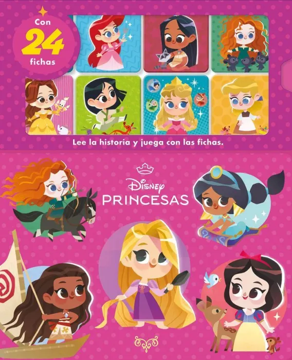 Princesas. Lee la Historia y Juega con las Fichas