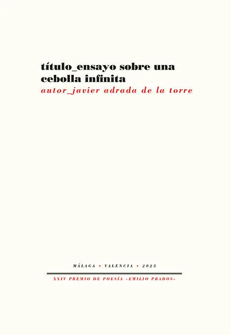 Ensayo Sobre una Cebolla Infinita