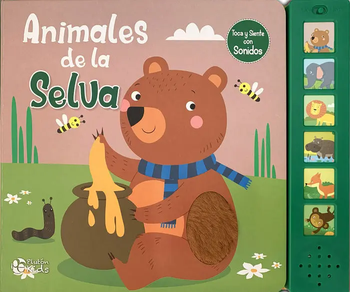 Animales de la Selva. Toca y Siente con Sonidos