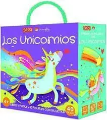 Los Unicornio. Libro+Puzle+10 Figuras (Caja)