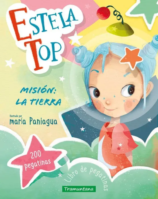 Estela Top. Misión la Tierra. 200 Pegatinas