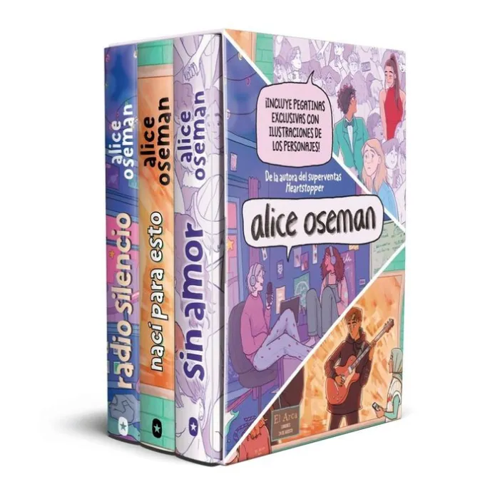 Estuche Alice Oseman: Radio Silencio / Nací para esto / sin Amor
