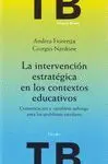 Intervención Estratégica en los Contextos Educativos, la