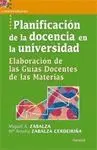 Planificacion de la Docencia en la Universidad