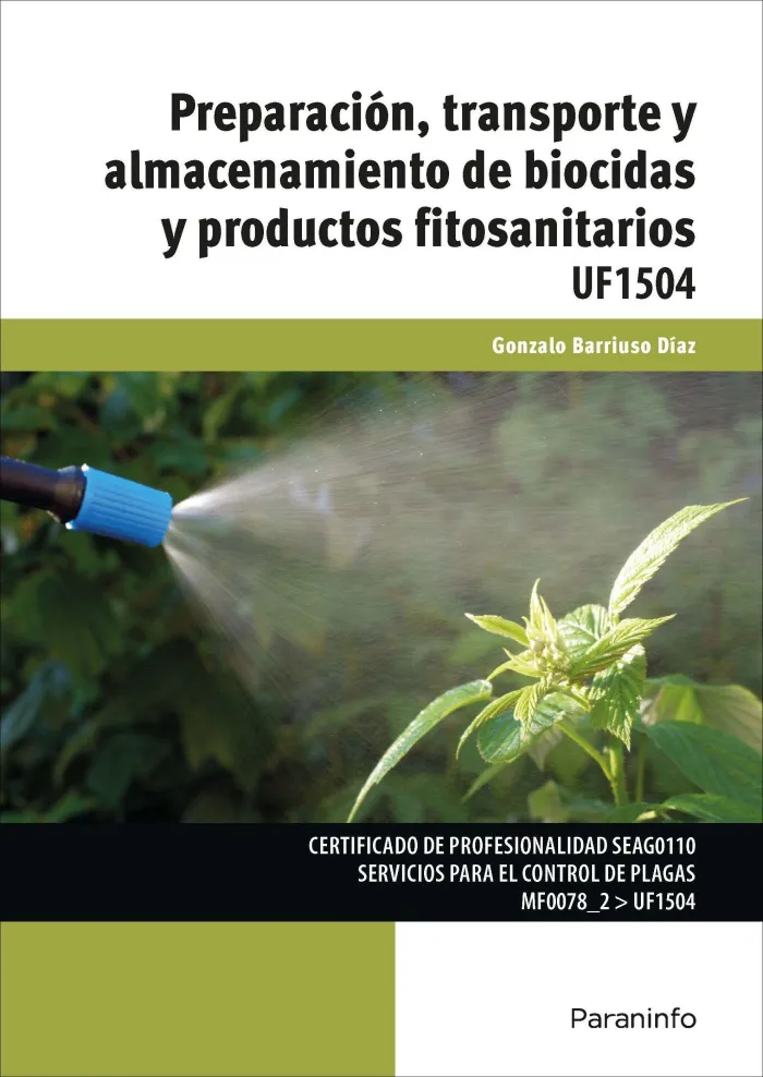 Preparación, Transporte y Almacenamiento de Biocidas y Productos Fitosanitarios