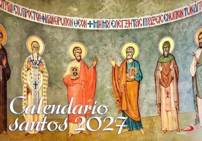 Calendario Pared Santos 2027