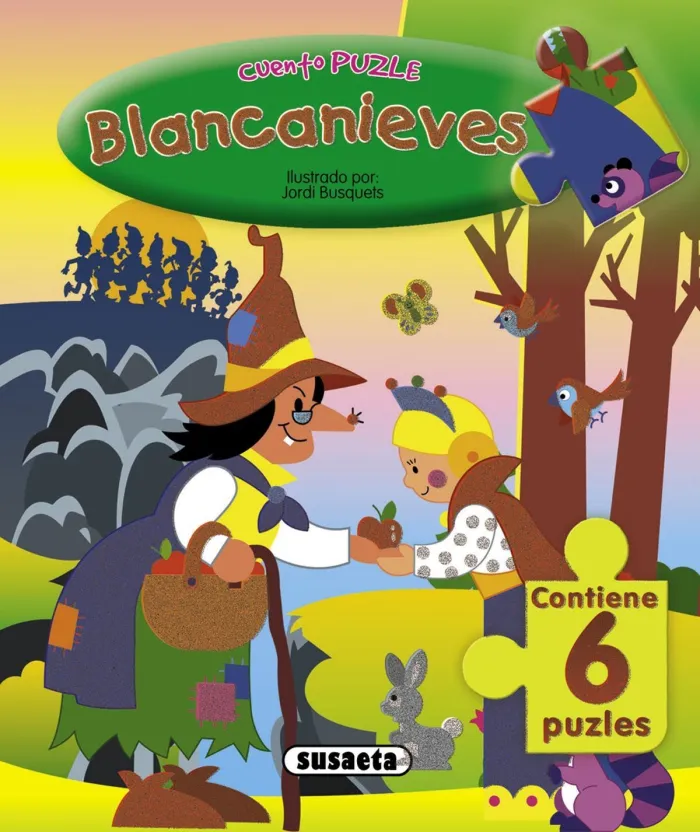 Blancanieves. Contiene 6 Puzzles