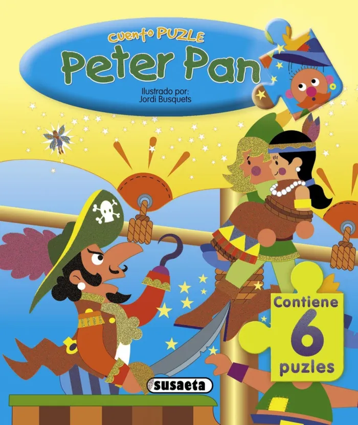 Peter Pan. Contiene 6 Puzzles