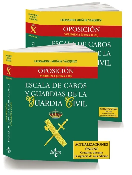 Pack - Oposición Escala de Cabos y Guardias de la Guardia Civil (2 Vol. )