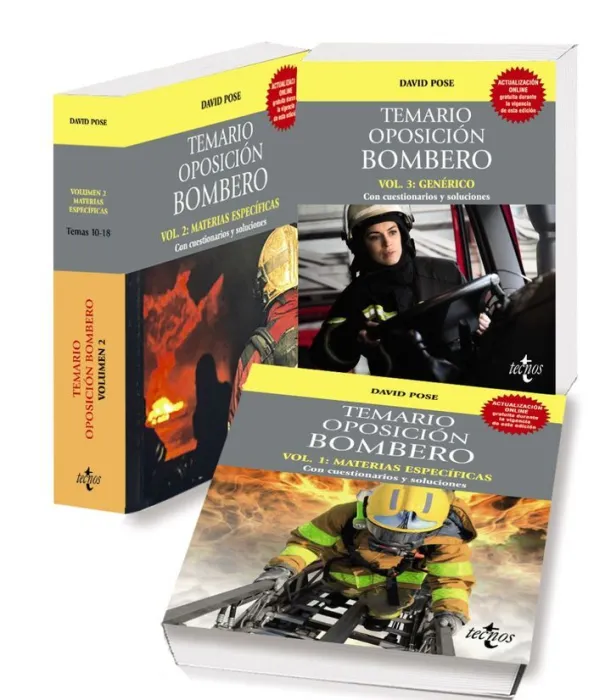 Temario Oposición Bombero (3 Vol. )